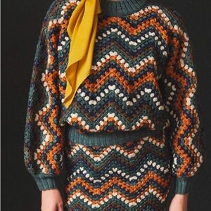 ISO Zaha crochet sweater 
Misha & Puff, Preferably the red/green